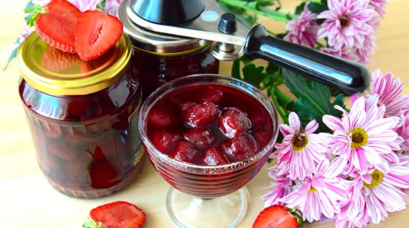 Варенье из клубники на зиму с целыми ягодами — 10  рецептов густого клубничного варенья