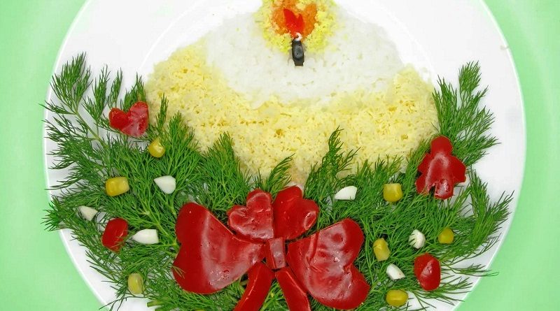 Салаты на Новый 2022 год — новые рецепты простых и вкусных салатов