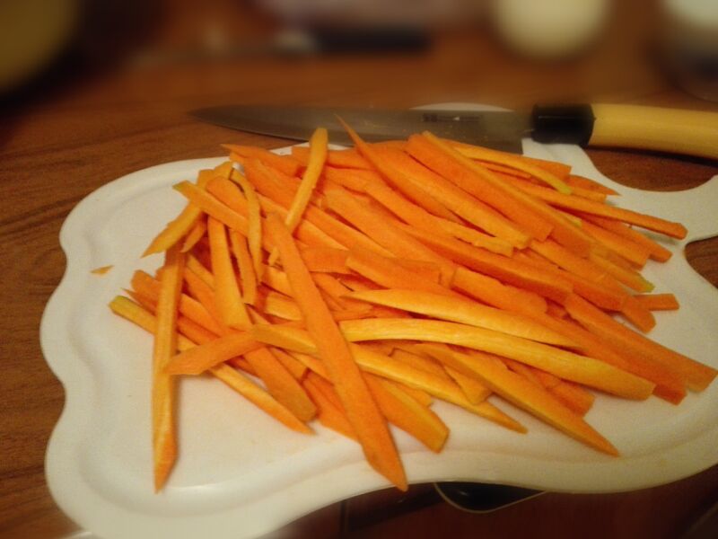 морковь для плова соломкой