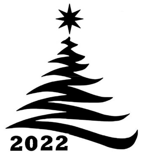 Вытынанки на новогодние окна 2022-2023 из бумаги
